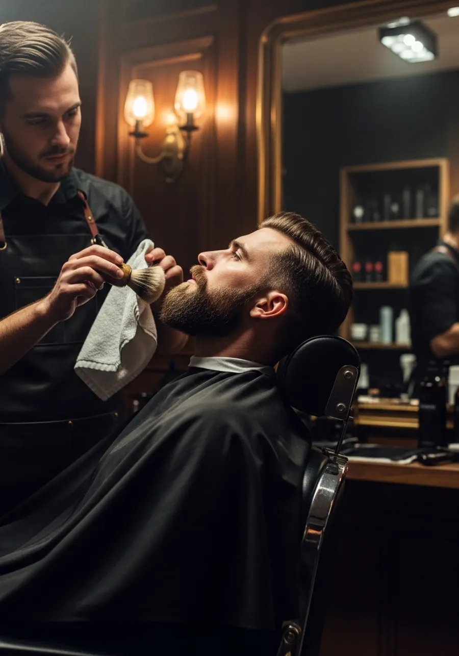 Präziser Fade bei einem jungen Kunden